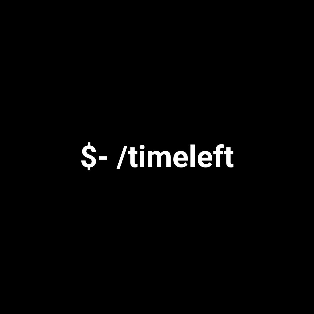 timeleft cli